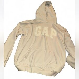 GAP Neutral Cream Pullover Hoodie